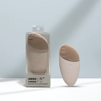 

Brushes Limited 2020 New Silicone Facial Cleansing Brush Electric Cleanser Usb Rechargeable Sonic Mini Face Cleaning Machine