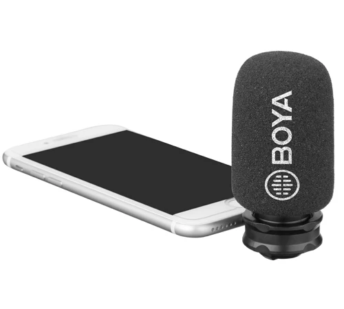 Конденсаторный микрофон BOYA цифровой стерео с разъемом Lightning для Apple iPhone 8x7 7 plus iPad