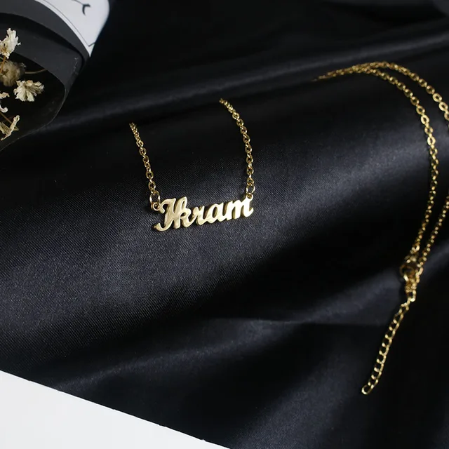 Stainless Steel Ikram Name Necklace 