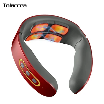 

Hot Sale Electric Pulse Heating Neck Massager Far Infrared Heating Relaxing Health Care Relaxation Tool Intelligent Pain Relief