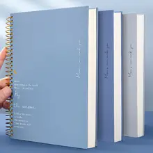 Carnet de notes en spirale B5, Agenda et journaux pour l'école et le bureau, bloc notes de 150 feuilles pour planificateur et Agenda 2021
