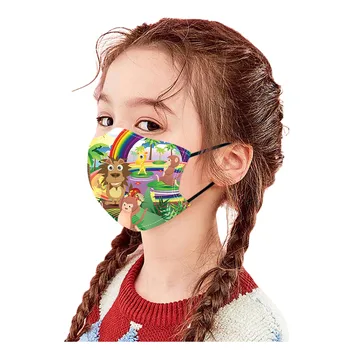 

8PCS Kids Cartoon Adjustable Washable Reusable Face Mask Mouth Cover Cloth Mouth Cover Washable Mouth Mask Mouth Mask Cloth