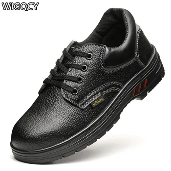 

2020 New Winter Men's Boots Non-slip Anti-smashing Anti-puncture Ankle Boots Men's Low-top Work Boots Zapatos De Hombre D1424