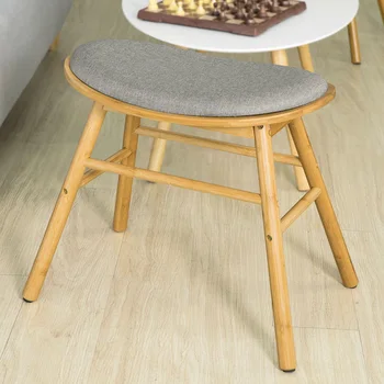 

SoBuy Home Hallway Entrance Curved Upholstered Stool Padded Seat FST56-DG