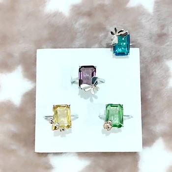 

1:1 Original high quality Love Bug and Spinel Ring S925 Sterling silver Jewelry Woman Luxury brands Logo Valentine's Day gift