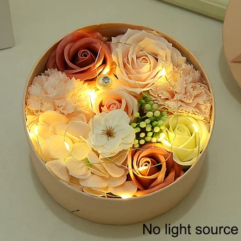 

Round Cardboard Flower Boxes with Lid Rose Bucket Florist Gifts Packaging Box Flowers Arrangement for Valentine Wedding Decora