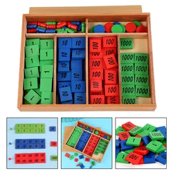 1 Set Interesting Kids Mathematical Calculation Games Math Games Wooden Blocks