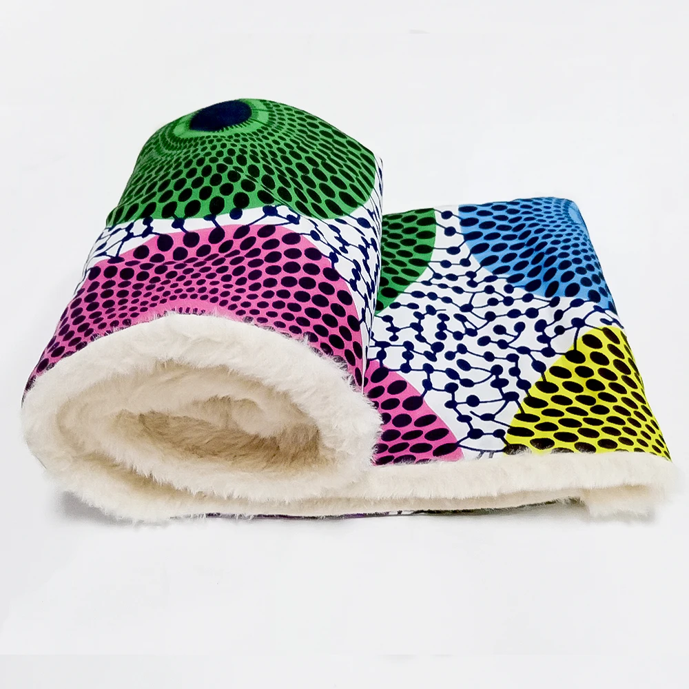 2021 Scarf Fashion African Print Ankara Scarf Traditional Warm Bib Kente Print African Wool Scarf