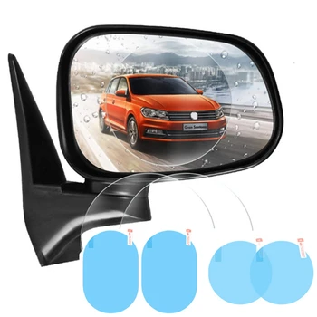 

2Pcs/set Rainproof Car Accessories Car Mirror Window Clear Film Membrane Anti Fog Anti-glare Waterproof Sticker Driving Safety