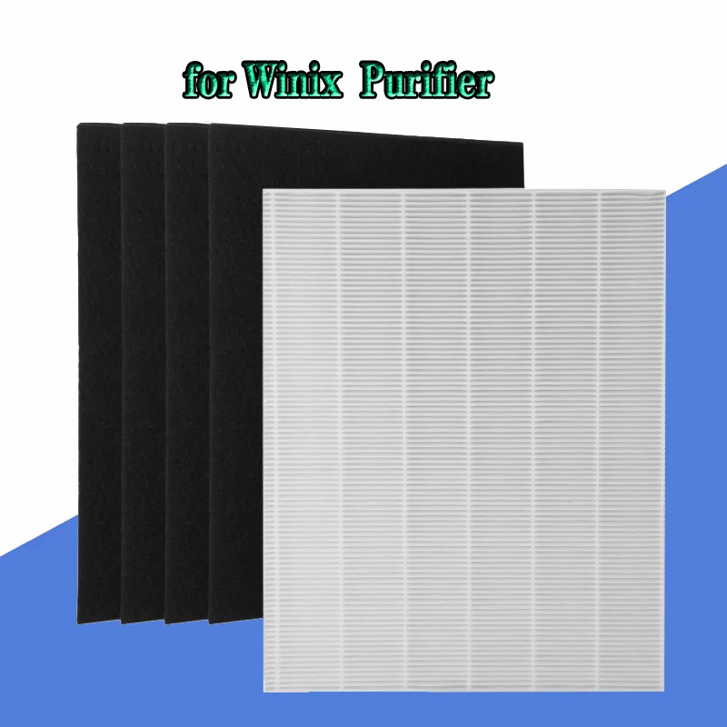 Filtro Hepa dos Filtros do Purificador de ar 1pc e Substituição Ajustada do Algodão do Carbono de Peças para Winix 115115 5300 53002 6300 6300-2 P300 C535
