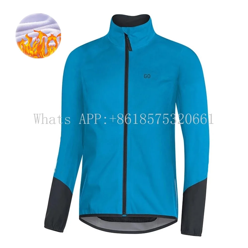 thumbnail image 1 of Chaqueta de ciclismo de invierno GROE para hombre, forro polar térmico, maillot multifunción para ciclismo de montaña, maillot para ciclismo al aire libre, abrigo cálido, 1 of 5
