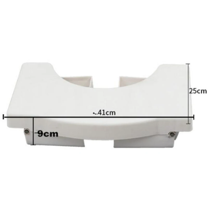 ELEG-41x25x17.5Cm Non-Slip Toilet Foot Stool Folding Children'S Potty Footstool Professional Toilet Auxiliary Stool Bathroom Sup