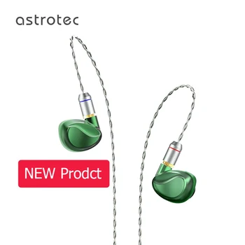 

Astrotec Volans wired 3.5mm mmcx audio cable earphone monitor Active Noice Cancelling headset hifi dj earbuds in ear earphones