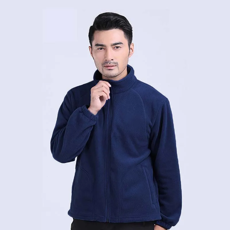 

FALIZA New Men's Thick Warm Jacket Men Polar Fleece Softshell Sportswear Coat Men Windbreaker Jackets Casual Thermal Coats JK148