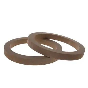 

2PCS Wood MDF Speaker Spacer Mounting Rings 6.5" Fiberglass Door Kick Pods