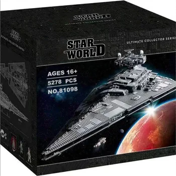 

81098 Ultimate Collector Series 5278PCS Max Imperial Star Destroyer spaceship Building Blocks Bricks Star Series Wars 75252