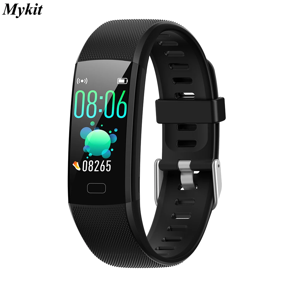 

Mykit Y10 1.14 inch Smart Band Pedometer Heart Rate Blood Pressure Monitor Fitness Bracelet IP67 Waterproof Smart Wristband