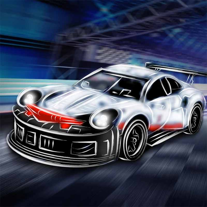 

Technic MOC Technic Toys Super White Racing Car Building Blocks Sets Kits Bricks Kids Boy Gift education Toys Compatible 42096