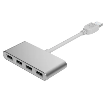 

4 Port Aluminum Usb 3.0 Hub For Imac, Macbook, Macbook Pro, Macbook Air, Laptop,Notebook,Pc