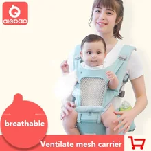 От 0 до 36 месяцев дышащий Многофункциональный Фронтальная детская переноска Детский рюкзак хип сиденье поддержка талии