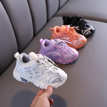 

2020 Autumn Children Casual Shoes Baby Girls Fashion Sport Sneakers Casual Breathable Kids Running Shoes Baby Toddler Shoes