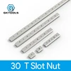 T Track Slot Sliding Nut  Bar Slab with M6 M8 Screw Holes 30/45 Type Universal T-track Sliding Nut DIY Woodworking Tools ► Photo 1/5