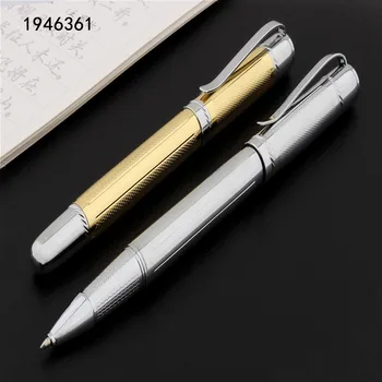

Luxury pen High quality 715 Golden Big body Business office Rollerball Pen New School student stationery Supplies Ballpoint Pens