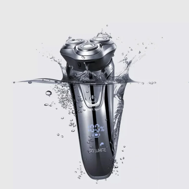 Xiaomi Soocas SO WHITE электробритва Мужская моющаяся USB перезаряжаемая Беспроводная 3D умная бритва для бритья бороды