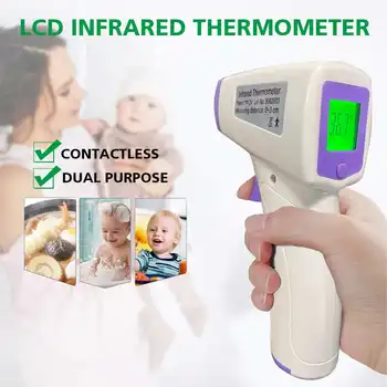 

Digital Thermometer Infrared Baby Adult Forehead Non-contact Infrared Thermometer With LCD Backlight Termometro Infravermelh