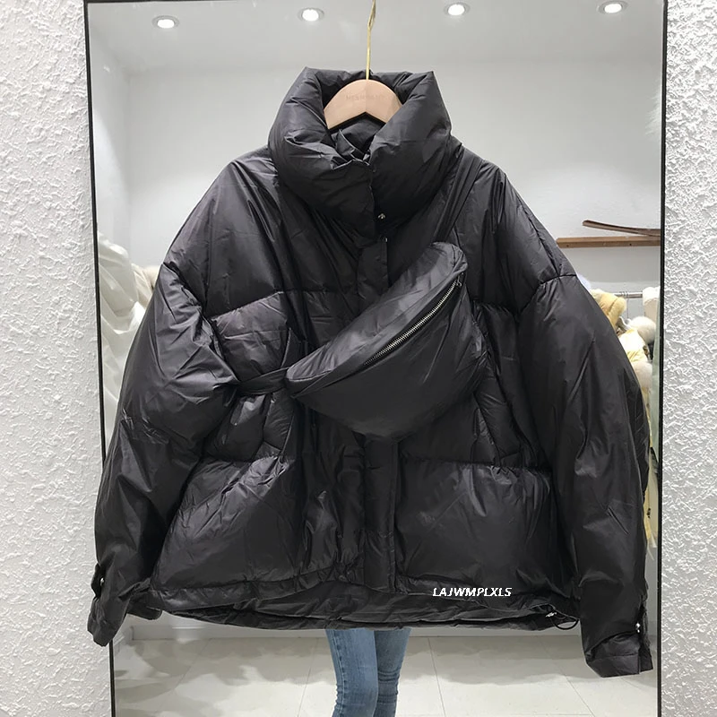 2020 New Winter Short Down Coats with bag Korean