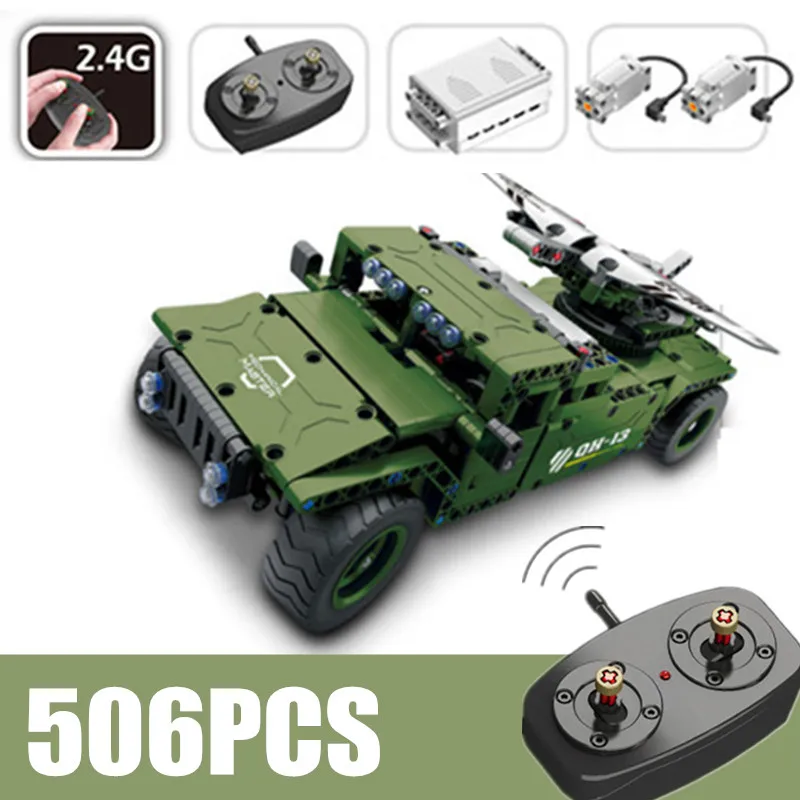 Новые RC военные игрушки танк джип мотор силовые функции автомобиль Fit Technic SWAT