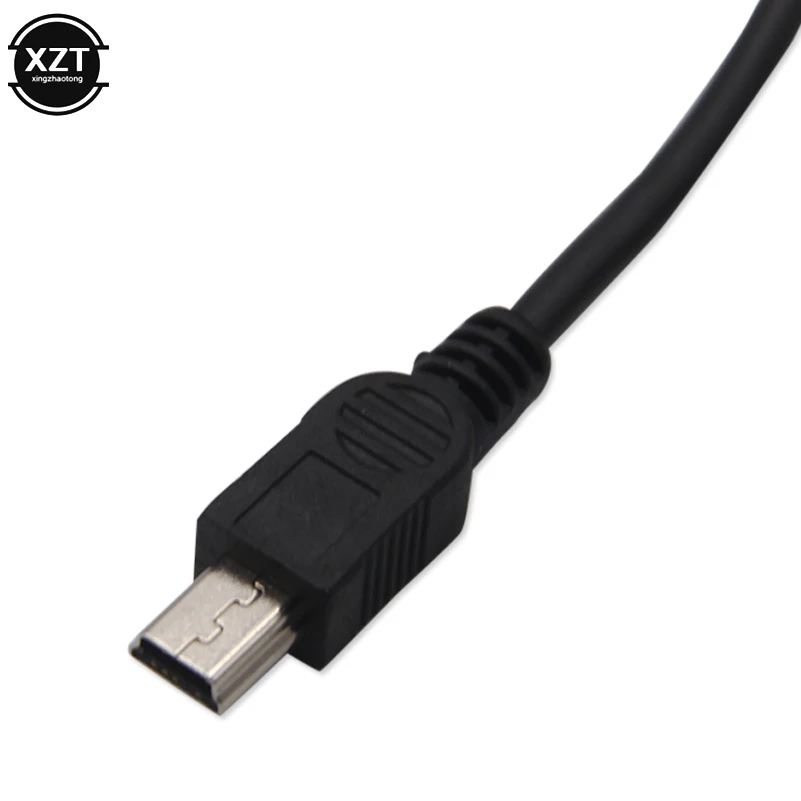 80 см USB2.0 A штекер для мини 5-pin B данных зарядный кабель адаптер USB удлинитель