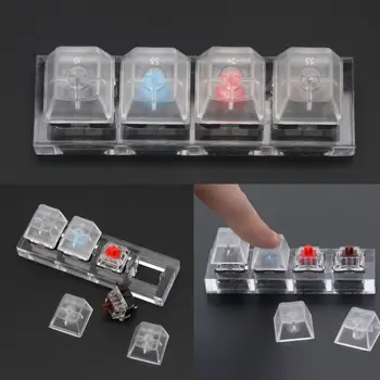 

Gateron MX Switch Acrylic Mechanical Keyboards Switch 4 Translucent Clear Sampler Tester Kit Toys Stress Relief Gifts