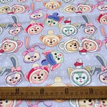 50*140 см Duffy Bear ткань, холст для пэчворка мультяшный медведь ткань для ткани детский домашний текстиль для шитья Тильда сумка