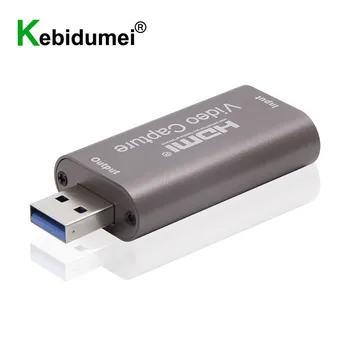 USB Grabber Record Box 4K HDMI-compatible To USB 3.0 2.0 Video Capture Card 1080P 60Fps for PS4 Game Recording Live Streaming 1