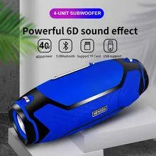 Bluetooth Speakers Computer Music-Center-Radio Boom-Box Stereo Subwoofer Outdoor Portable