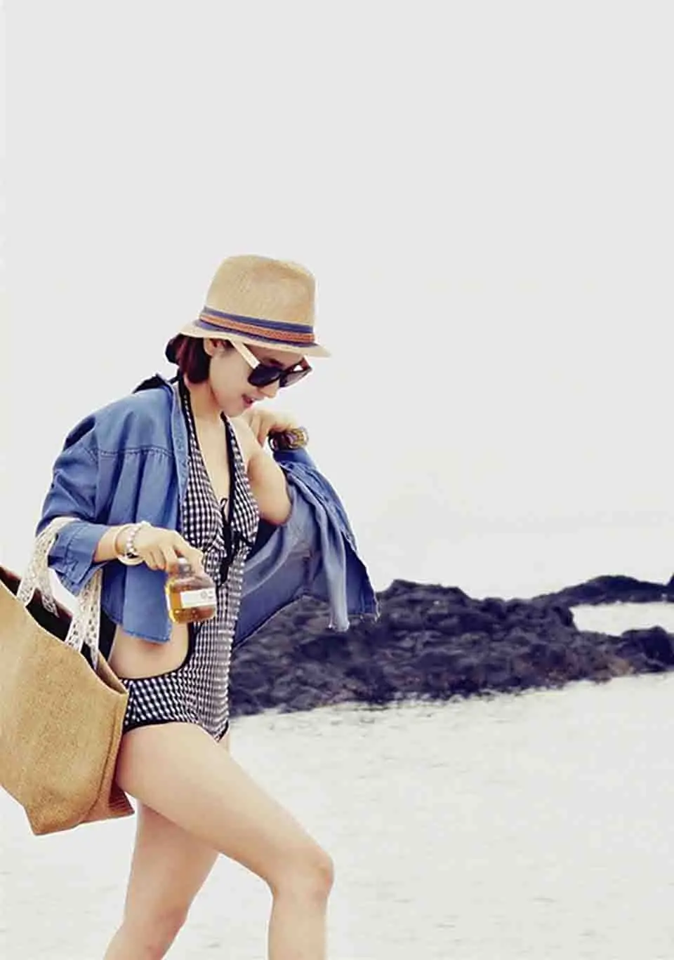 Strohhut Für Damen Und Kinder Sommer Strand Jazz Fedora Hut_voghion.com