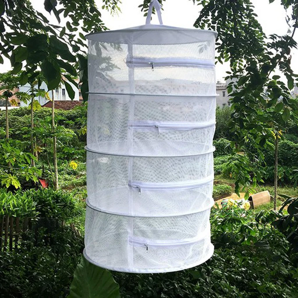 Collapsible Drying Net Herb Dryer Mesh Tray Outdoor / Indoor Garden Drying Racks