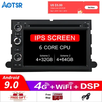 

Android 9.0 Car gps multimedia Radio For Ford Fusion/Explorer/F150/ Edge/Expedition GPS Navigation multimedia headunit radio dsp