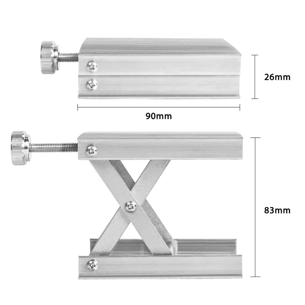 cnc wood router machine Adjustable Aluminum Alloy Router Lift Table Durable Woodworking Engraving Lifting Stand Rack Manual Lifting Platform Carpenter woodtech multi boring machine Woodworking Machinery