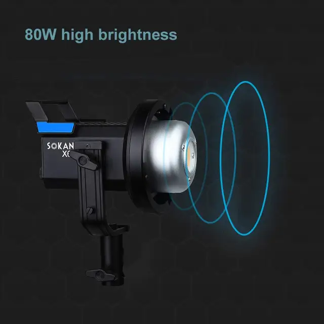 Sokani-LEDビデオライト,x60 v2,80W,5600k,13x60,RGB,Bowensマウント  
