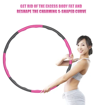 

Removable Sport Hoop Thin Waist Foam Circle Indoor Fitness Equipment for Adult Trainers Core Slid Fitness Gliding