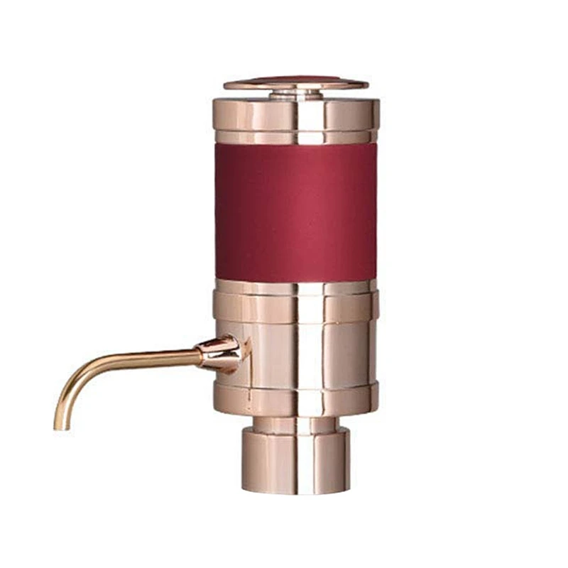 

Electric Wine Aerator and Dispenser - Quickly Oxidizes,Portable,Automatic Bottle Breather Pump with Metal Pourer Spout - Air Dec