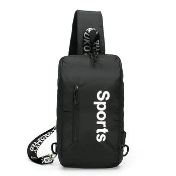 

2019 Sport Men Cest Pack Bag Travel USB Charging Crossbody Bags for Men Messenger Bag Short TripShoulder Bag Oxford Waterproof