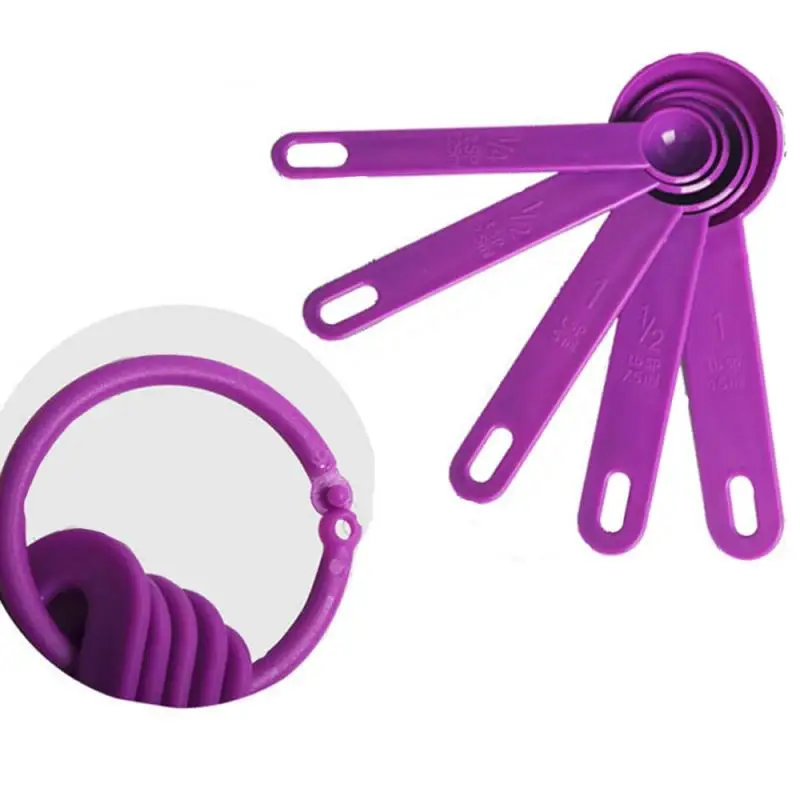 Kitchen Measuring Spoons Measuring Spoon Set Measuring Cup And Spoon Set 5Pcs/set Kitchen Measuring Spoon Teaspoon Coffee Sugar Cups With Scale Tools Dropship Scoop Baking Cooking