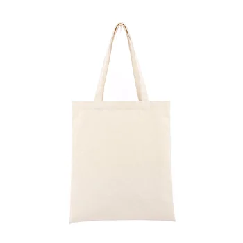 

High-Quality Women Men Handbags Canvas Tote bags Reusable Cotton grocery High capacity Shopping Bag