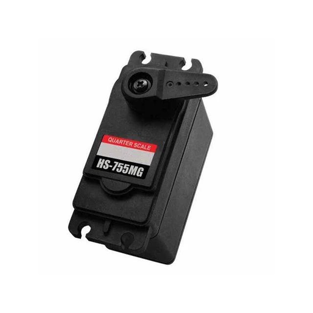 

A15-- HS-755MG Large metal gear simulation servo Torque kg./cm. (4.8V / 6.0V): 12 / 14.4