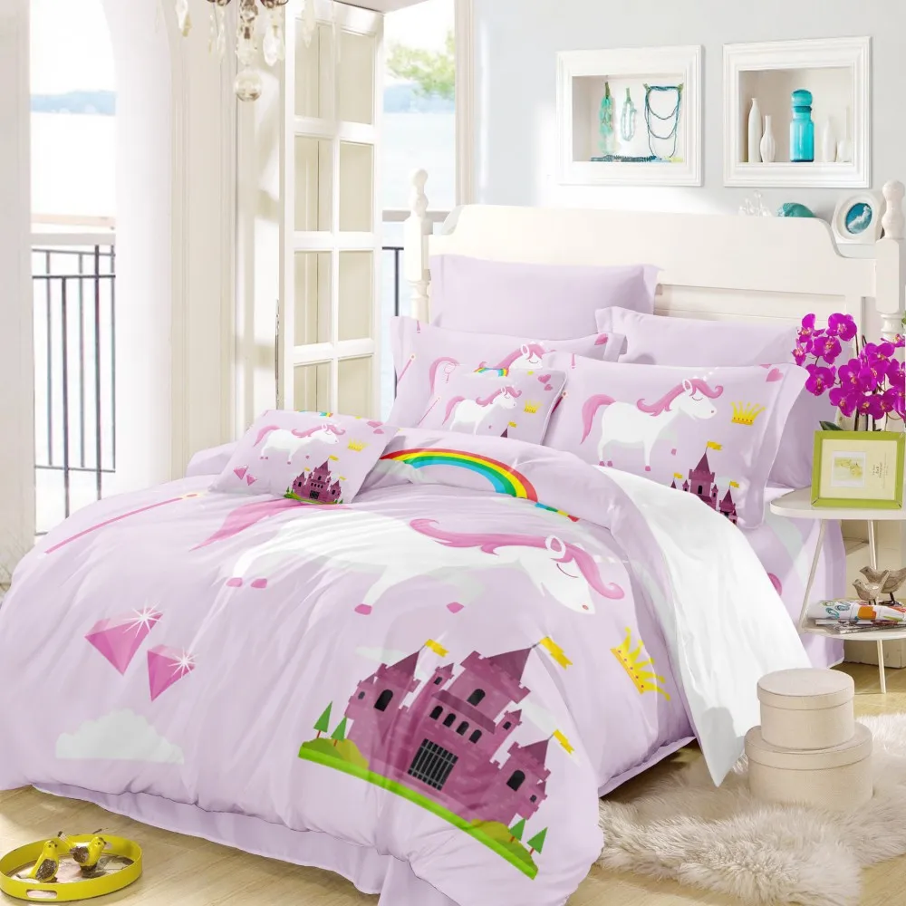 unicorn girls bed