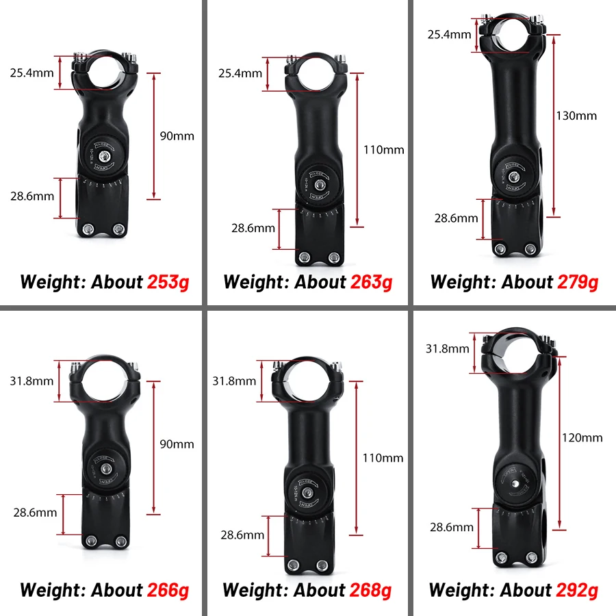 FIFTY-FIFTY Potence De Vélo De Montagne Pour Collier De Serrage De