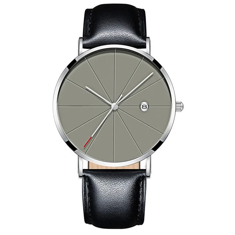 Мужские часы Модные кварцевые простые мужские часы наручные мужские подарок для мужчин Relojes круглый сетчатый ремень повседневные мужские наручные часы
